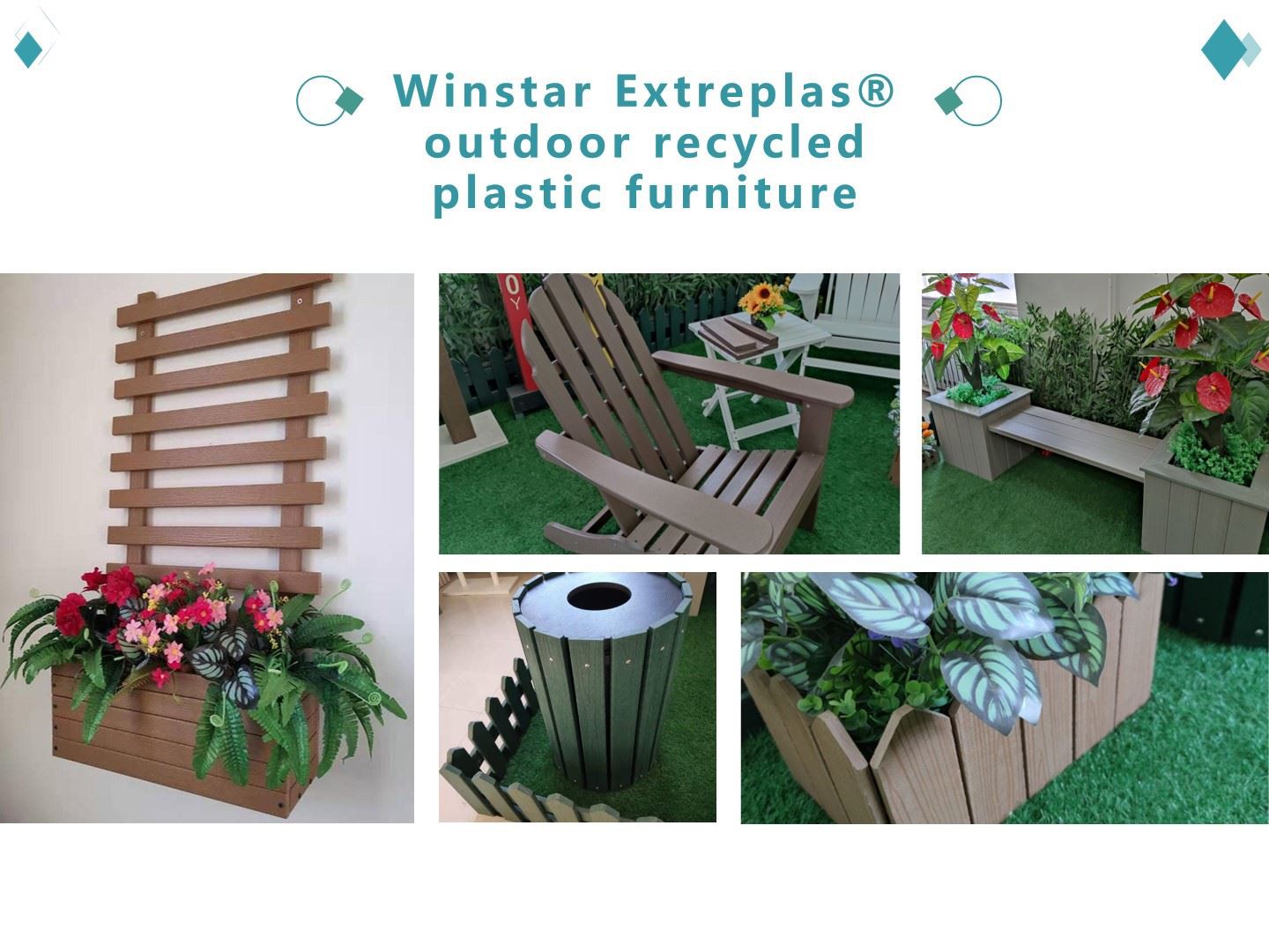 outdoor recycled plastic furniture